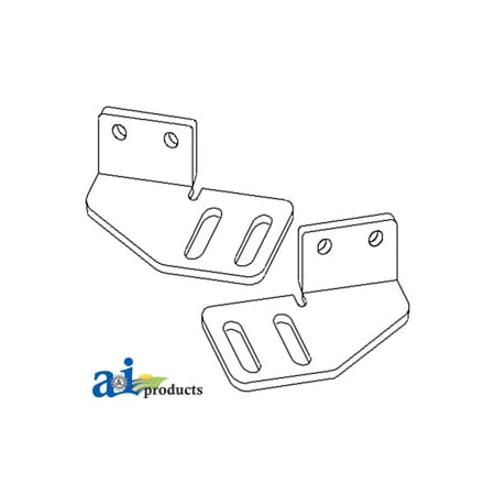 A & I Products Seat Bracket (1-LH & 1-RH) 6" x3.5" x2.5" A-VLD1628